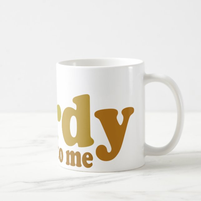 Talk nerdy to me Cool retro Coffee Mug (Right)