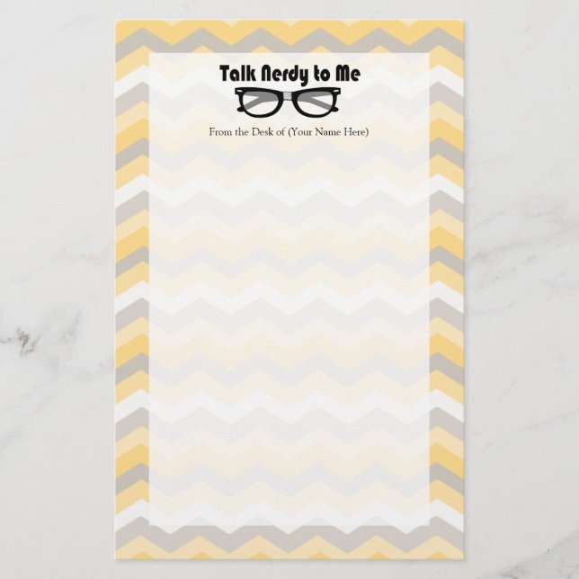 Talk Nerdy To Me Stationery (Front)
