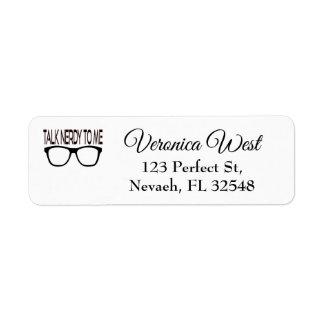 Talk Nerdy To Me with Black Geek Glasses