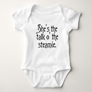 Talk of the steamie glasgow uk funny humour baby bodysuit