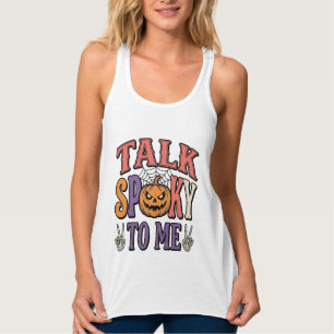 Talk Spooky To Me Vintage Halloween Shirt Design_1