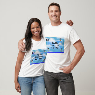 Talk Techie To Me Windows 95 Theme T-Shirt