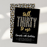 Talk THIRTY to Me! 30th Birthday Party Invitation<br><div class="desc">Turning 30 is no small feat. It's time to get the party started! Check out our Talk THIRTY to Me! 30th Birthday Party Invitation. It's fun,  it's bold,  and it perfectly captures the spirit of the milestone. Get ready to see your inbox filled with excited RSVP's.</div>