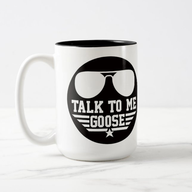 Talk to me Goose Aviators Mug (Left)