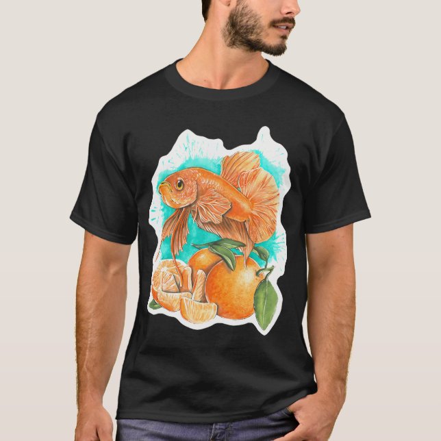Talk to my fish and he talks back T-Shirt (Front)