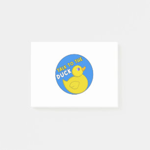 Talk to the Duck Post-it Notes