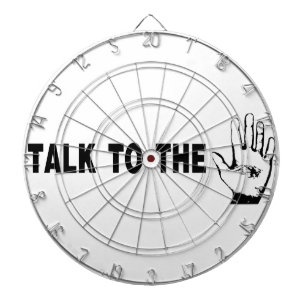 Talk To The Hand Dartboard