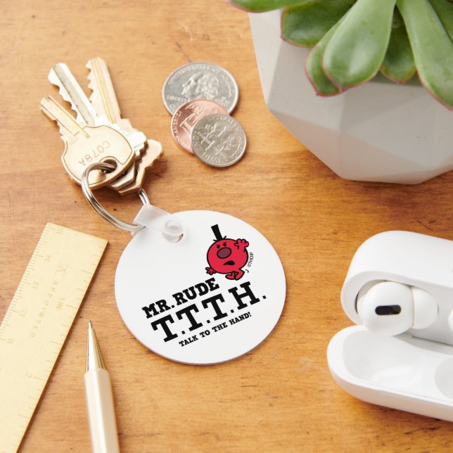 Talk To The Hand Key Ring (Desk)