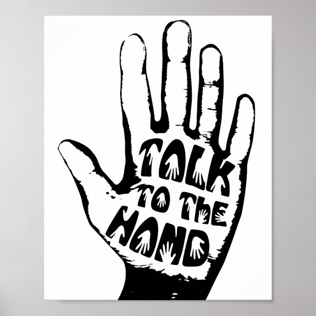 Talk To The Hand  Poster (Front)