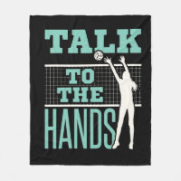 Talk to the Hands Volleyball Player Blocker