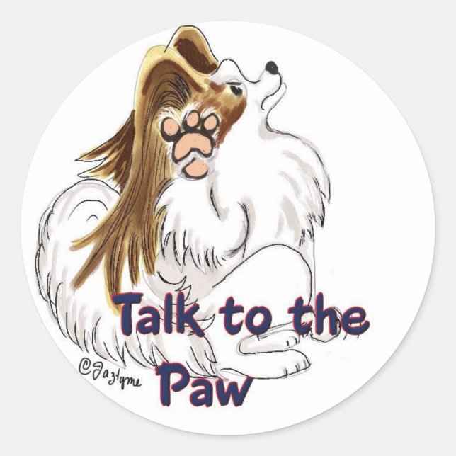 Talk to the Paw Stickers (Front)