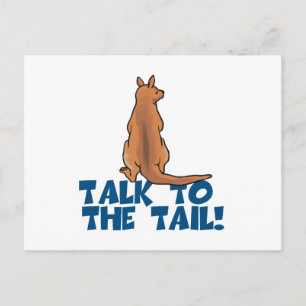Talk to the Tail Kangaroo Postcard