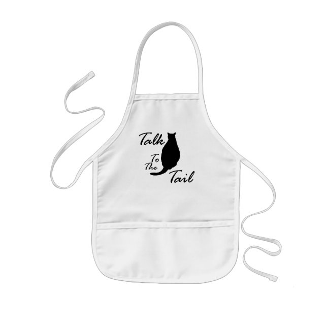 "Talk To The Tail" Kids Apron (Front)
