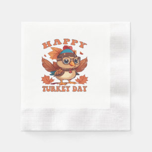 talk turkey to me Thanksgiving Napkin