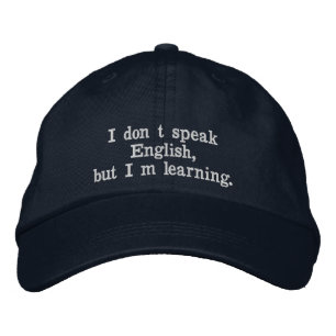 TalkCap - English Embroidered Hat