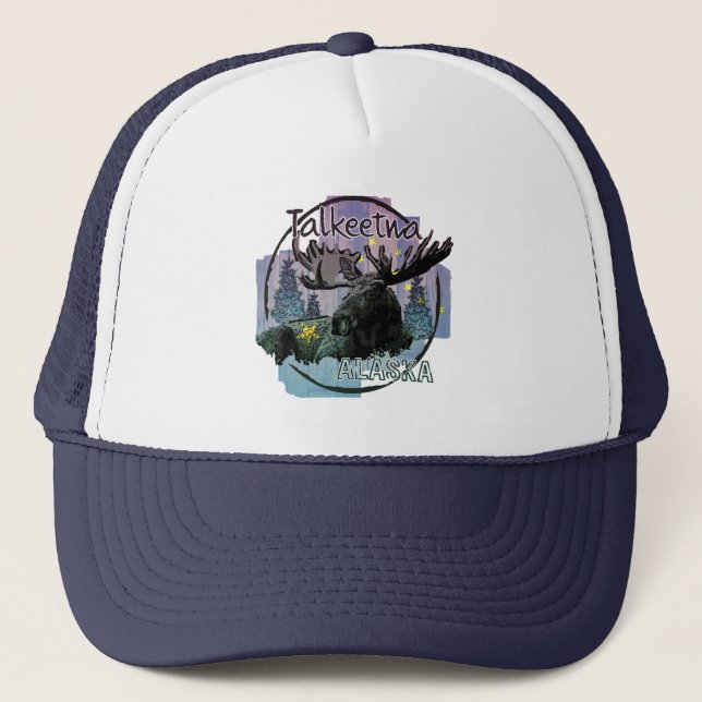 Talkeetna Alaska rustic moose hat (Front)