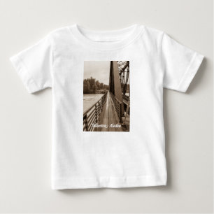Talkeetna Railroad Bridge Walkway Baby T-Shirt