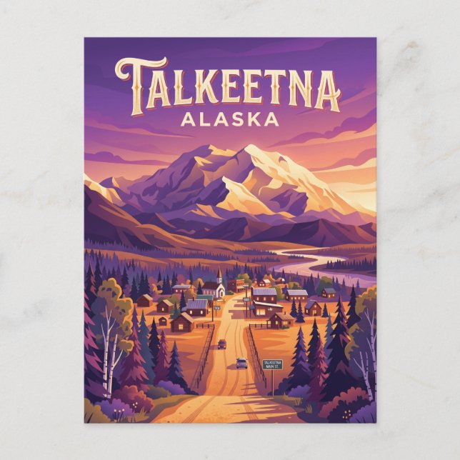 Talkeetna USA Postcard (Front)