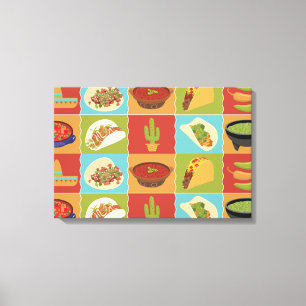 Talkin Tacos Canvas Print