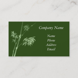 Talking About Graceful Bamboo Business Card