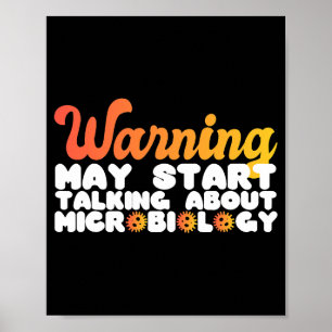 Talking About Microbiology Microbiologist 3 Poster