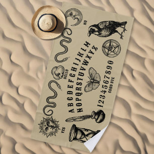 Talking Board Spirit Communication Beach Towel