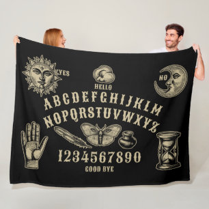 Talking Board Spirit Communication Fleece Blanket