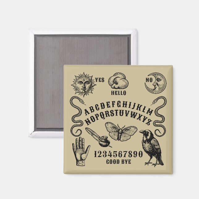 Talking Board Spirit Communication Magnet (Front/Back)