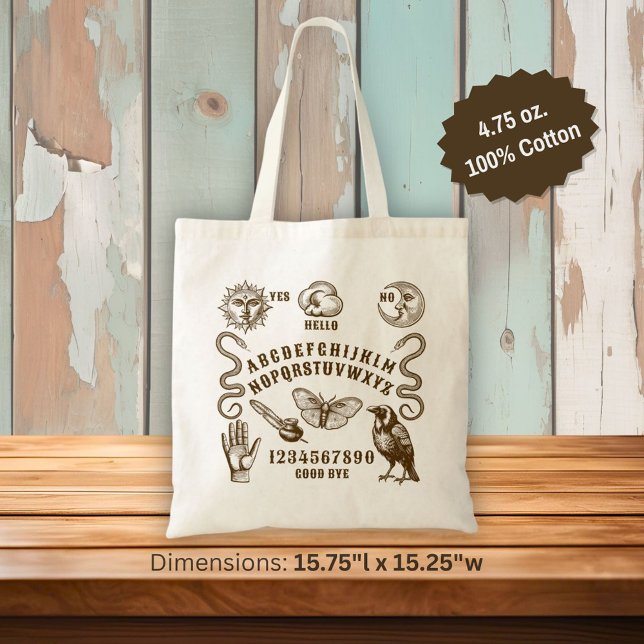 Talking Board Spirit Communication Tote Bag (Creator Uploaded)