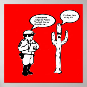 TALKING CACTUS POSTER