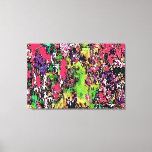Talking Colours - Wrapped Canvas / Abstract Modern