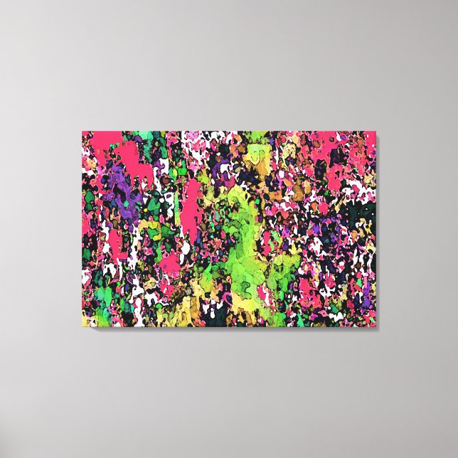 Talking Colours - Wrapped Canvas / Abstract Modern (Front)