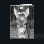 TALKING DONKEY HE HAWS **HAPPY BIRTHDAY** CARD<br><div class="desc">THIS TALKING DONKEY HE HAWS *****HAPPY BIRTHDAY**** WISHES JUST FOR 'YOU'</div>