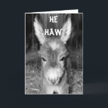 TALKING DONKEY HE HAWS **HAPPY BIRTHDAY** CARD<br><div class="desc">THIS TALKING DONKEY HE HAWS *****HAPPY BIRTHDAY**** WISHES JUST FOR 'YOU'</div>