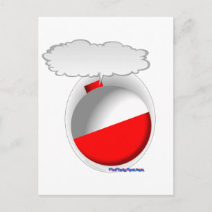 Talking Fishing Bobber (float) Postcard