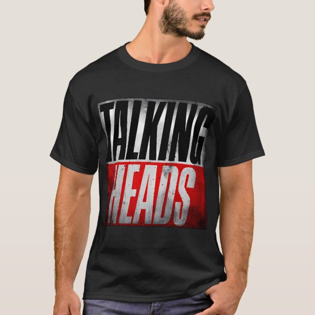 Talking Heads Abstract T-Shirt (Front)