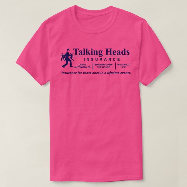 Talking Heads Insurance Phone Case T-Shirt (Design Front)