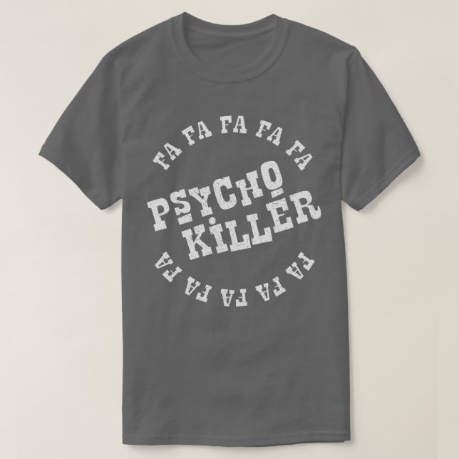 Talking Heads Killer Distressed T-Shirt (Design Front)