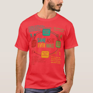 Talking Heads Once In A Lifetime Circular Flowchar T-Shirt