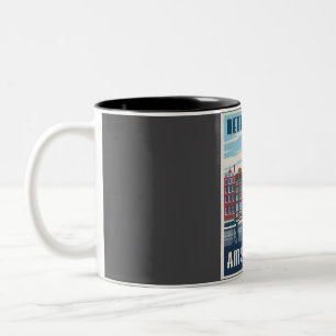 Talking Heads Retro Gig Two-Tone Coffee Mug