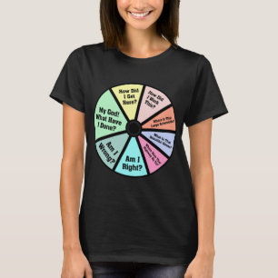 Talking Heads T-ShirtOnce In A Lifetime Pie Chart  T-Shirt