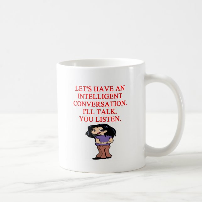 talking insult coffee mug (Right)