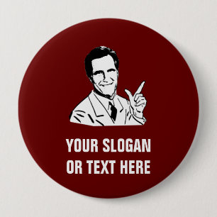 Talking Mitt Romney 10 Cm Round Badge