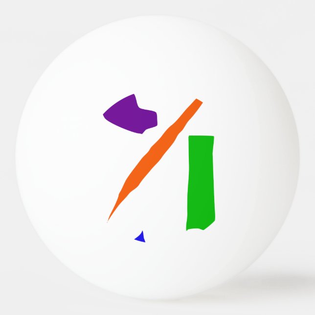 Talking  Quietly Ping Pong Ball (Front)