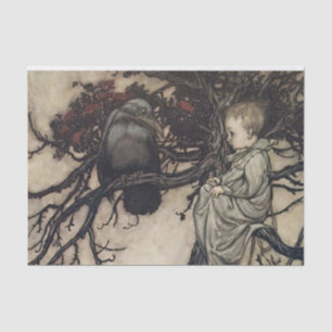“Talking to the Birds” by Arthur Rackham Tissue Paper