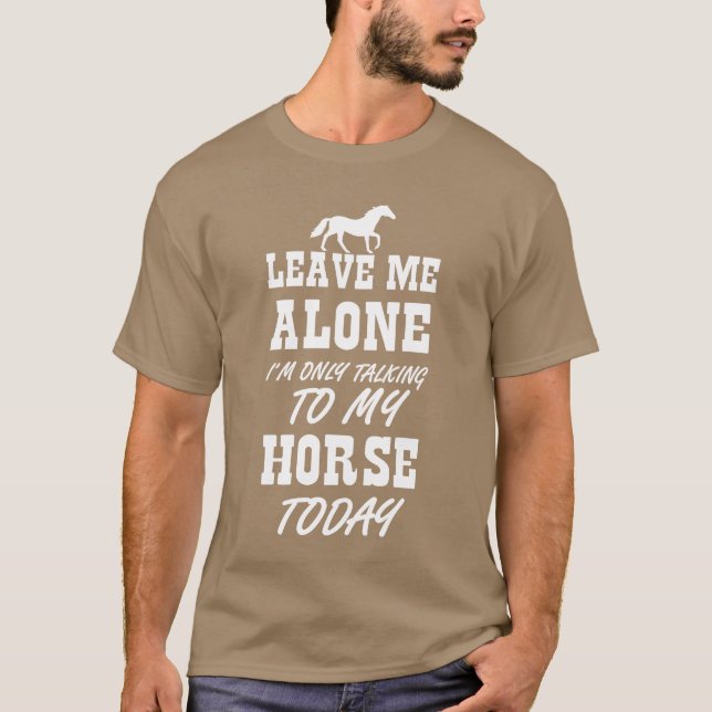 Talkingo My Horseoday Girls Women Horse Lover vint T-Shirt (Front)