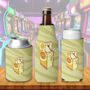 Tall arcade game console bottle cooler