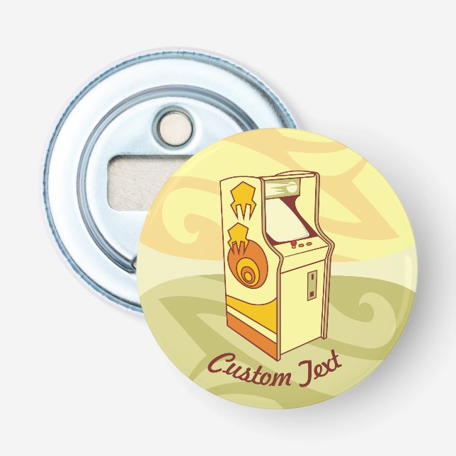 Tall arcade game console bottle opener (Front)