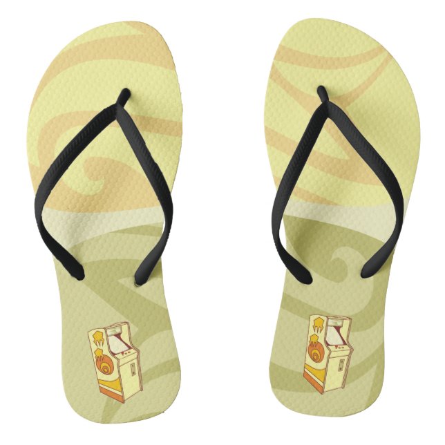 Tall arcade game console jandals (Footbed)