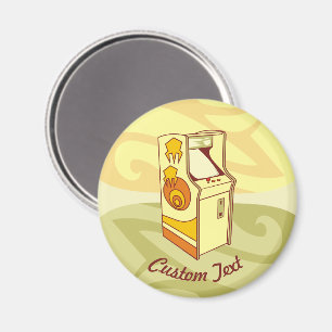 Tall arcade game console magnet